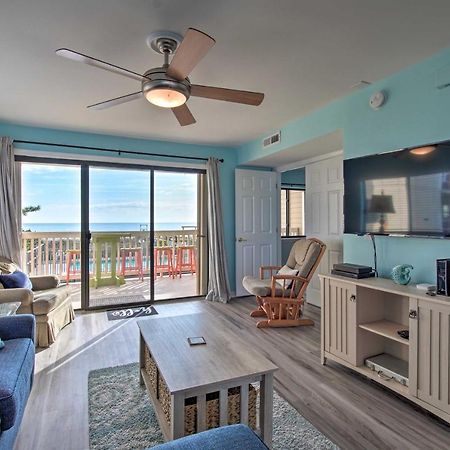 Ocean-View Condo With Deck, Steps To Carolina Beach! מראה חיצוני תמונה