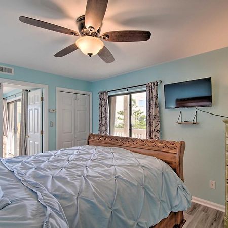 Ocean-View Condo With Deck, Steps To Carolina Beach! מראה חיצוני תמונה