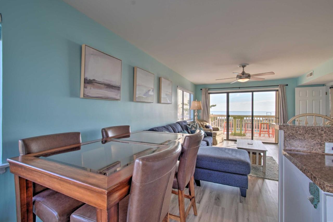 Ocean-View Condo With Deck, Steps To Carolina Beach! מראה חיצוני תמונה