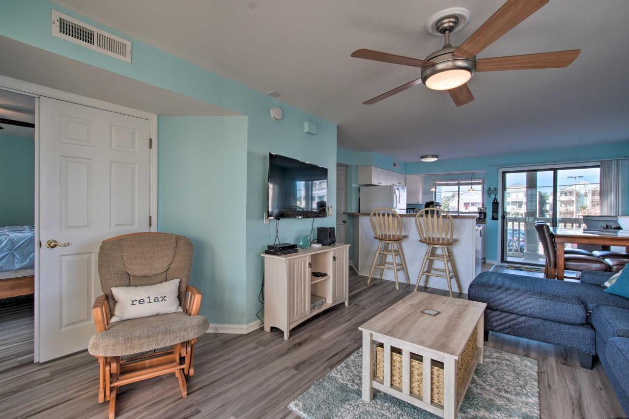 Ocean-View Condo With Deck, Steps To Carolina Beach! מראה חיצוני תמונה
