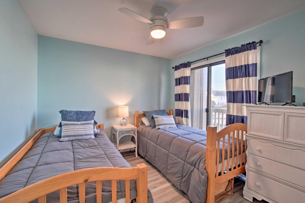 Ocean-View Condo With Deck, Steps To Carolina Beach! מראה חיצוני תמונה